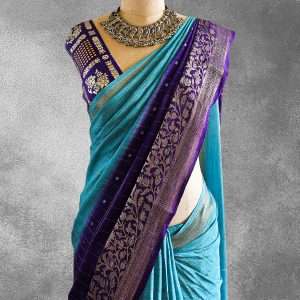 Viscose Chinon Saree