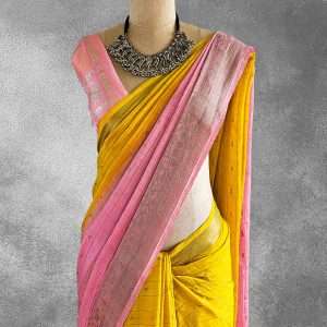 Viscose Chinon Saree
