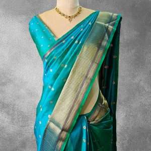 Paithani Semi Silk Saree