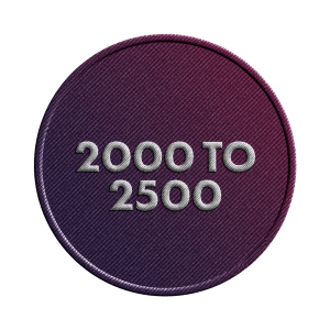 2000 to 2500
